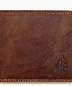 Green Wood Geldbörse echt Leder Braun