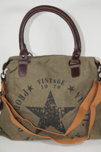 Alpkind Shopper Bag Star Olivgrün