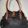 Alpkind Handtasche gross Schwarz mit Herz