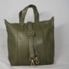 Alpkind mini Tote Bag Khaki echt Leder