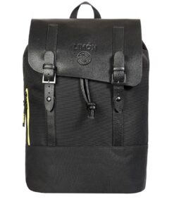 Limon Okapi Rucksack aus 100% recyceltem Materialien in Schwarz