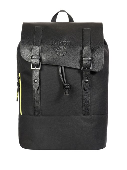 Limon Okapi Rucksack aus 100% recyceltem Materialien in Schwarz