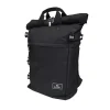 BillyBelt Rolltop-Rucksack aus 100 % recyceltem Polyester Schwarz