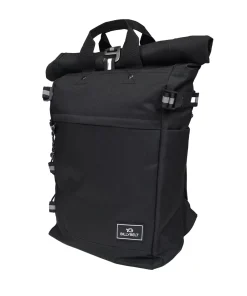 BillyBelt Rolltop-Rucksack aus 100 % recyceltem Polyester Schwarz