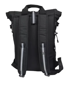 BillyBelt Rolltop-Rucksack aus 100 % recyceltem Polyester Schwarz