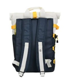 BillyBelt Rolltop-Rucksack aus 100 % recyceltem Polyester in Elfenbein