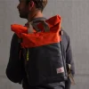 BillyBelt Rolltop-Rucksack aus 100 % recyceltem Polyester Orange