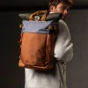 BillyBelt Rolltop-Rucksack aus 100 % recyceltem Polyester Blau