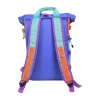 BillyBelt Rolltop-Rucksack aus 100 % recyceltem Polyester in Mint